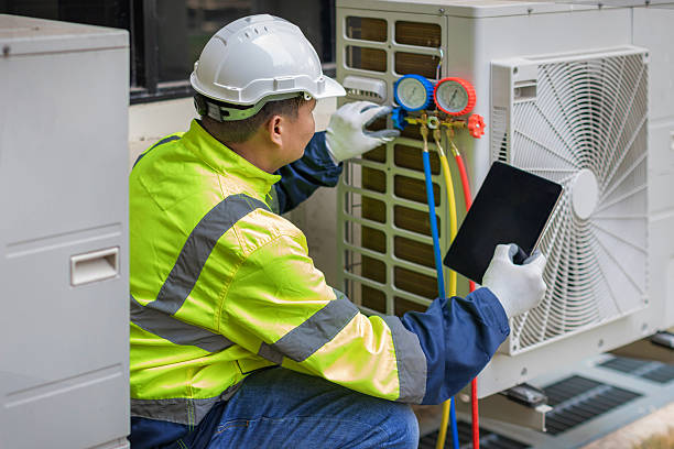 Professional Ductwork Repair technician working in Morganville, NJ